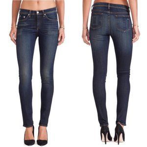 Rag & Bone High Rise Skinny Jeans Chaucer Wash 26